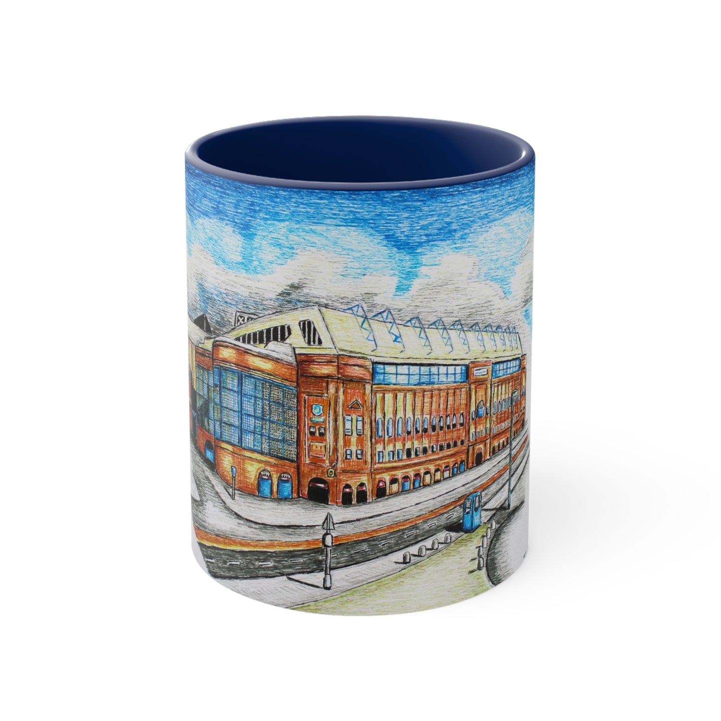 Coffee Mug, 11oz- Rangers, Ibrox FC Design