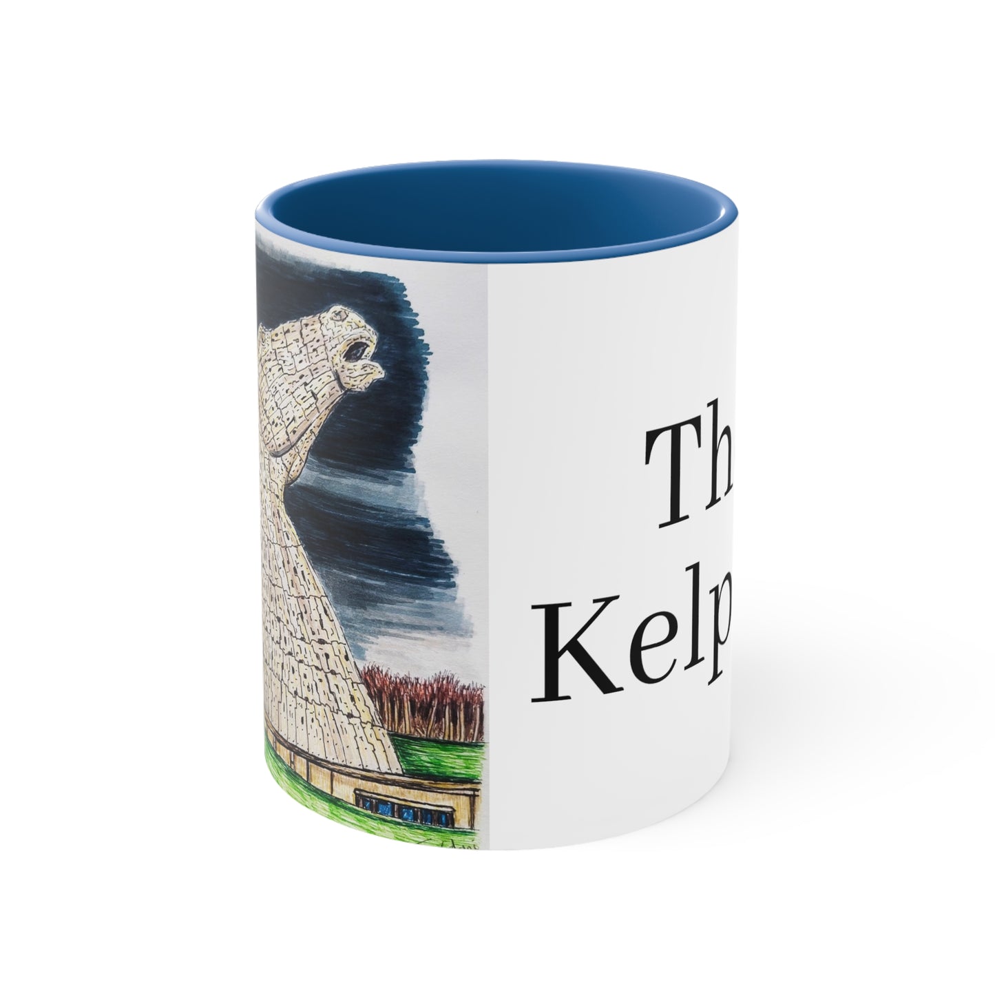 Coffee Mug, 11oz- The Kelpies Scotland Design