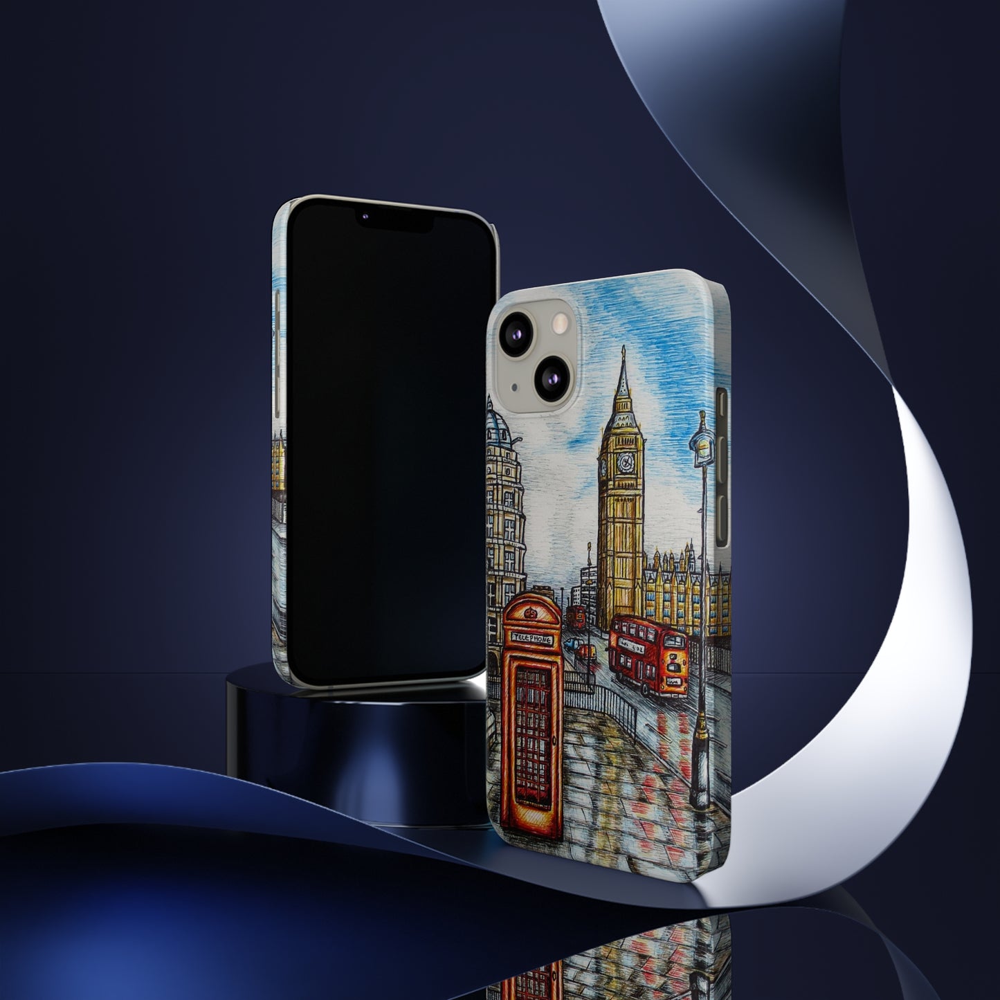 Slim Phone Case- London Big Ben Design