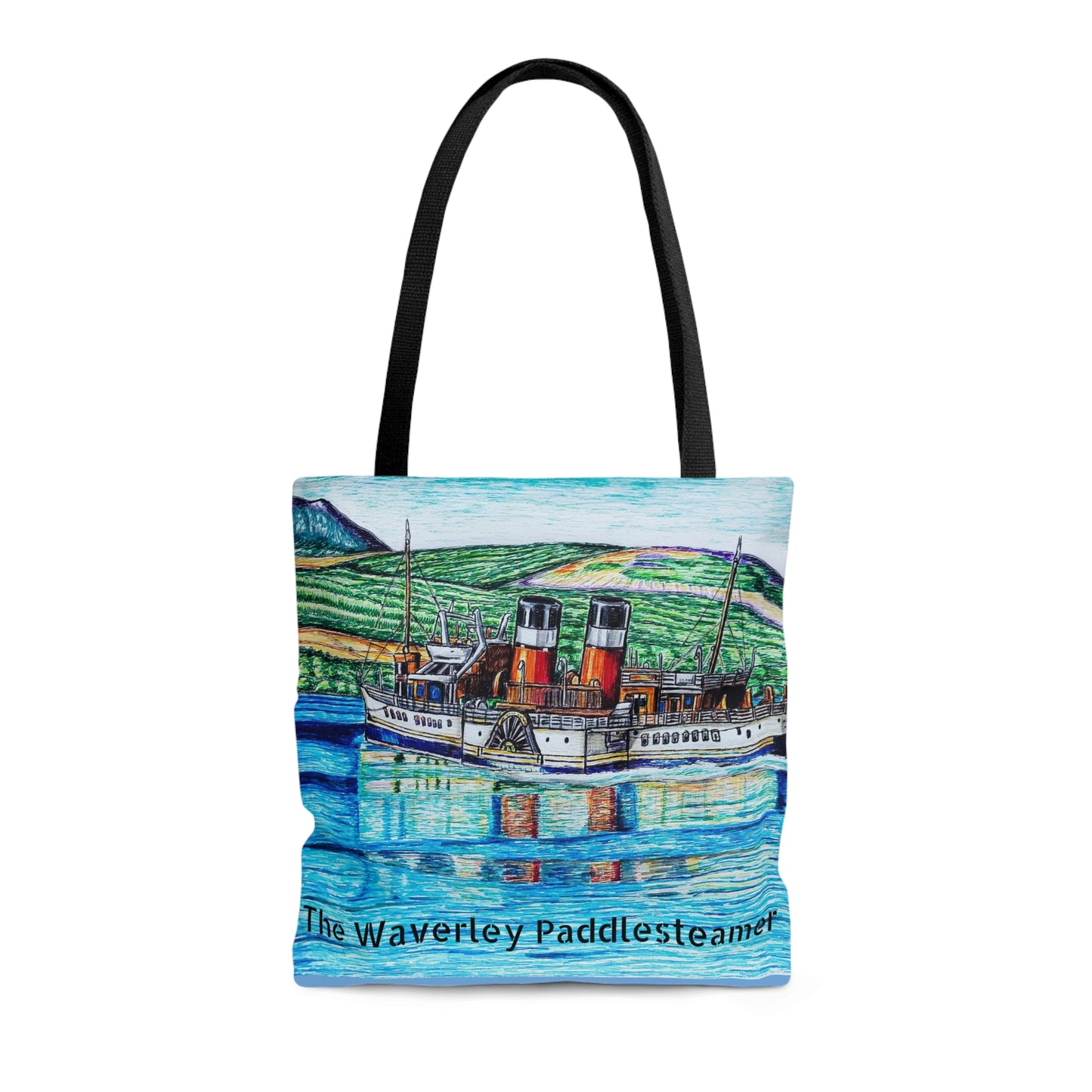 Tote Bag (AOP)- The Waverley Paddlesteamer Design