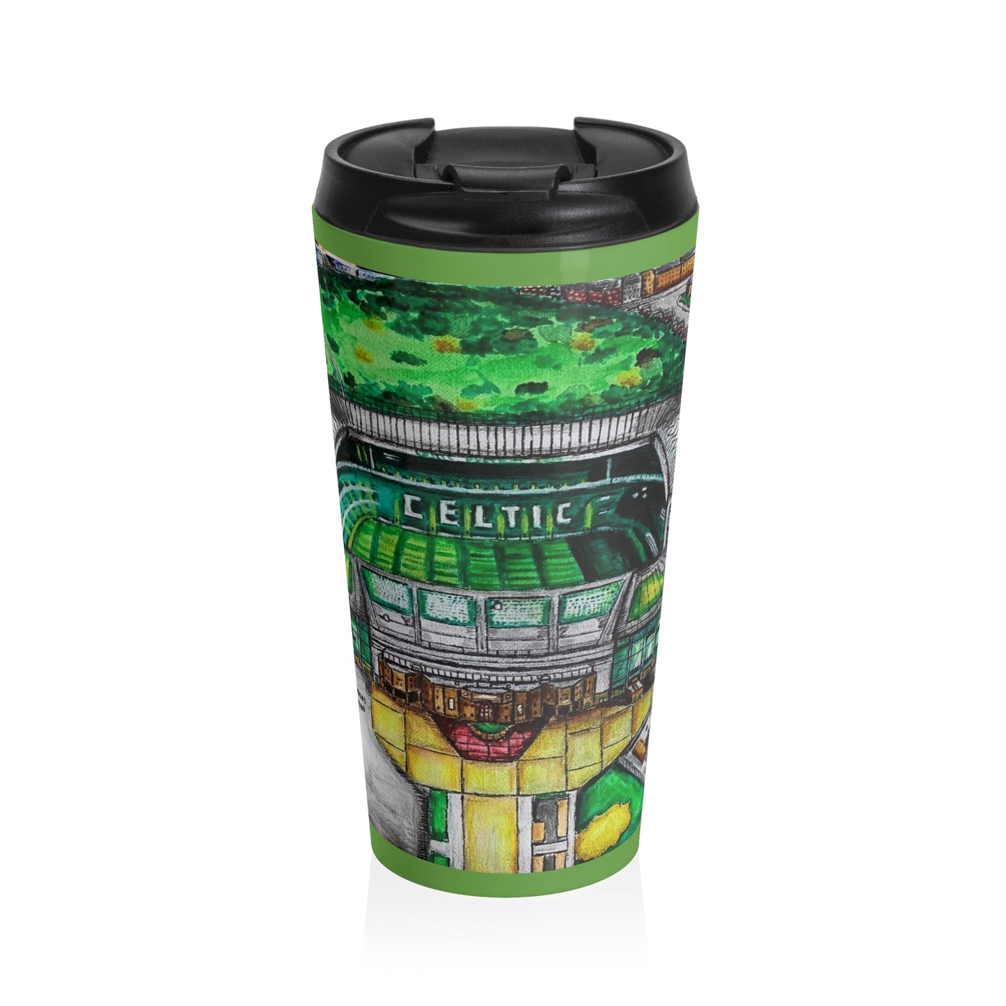 Stainless Steel Travel Mug- Celtic Park Design
