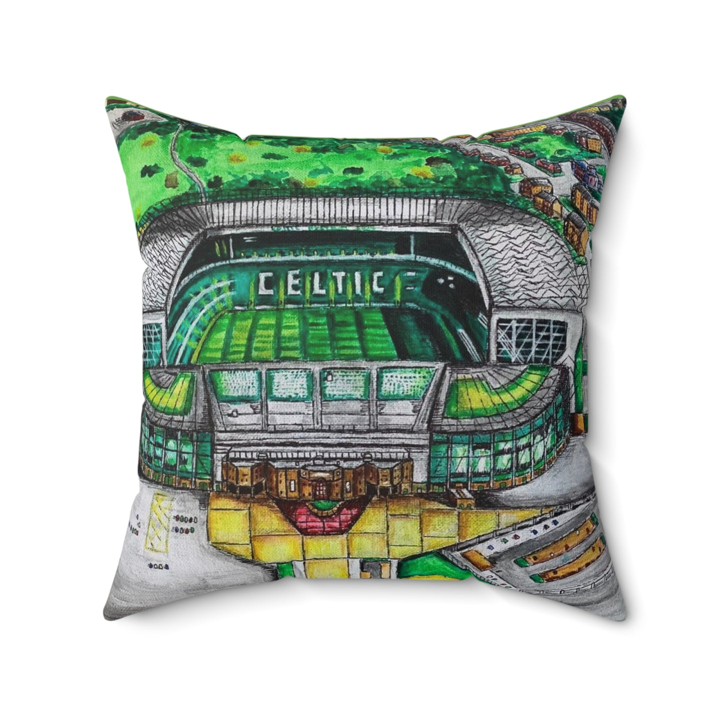 Indoor decorative cushion- Celtic Park
