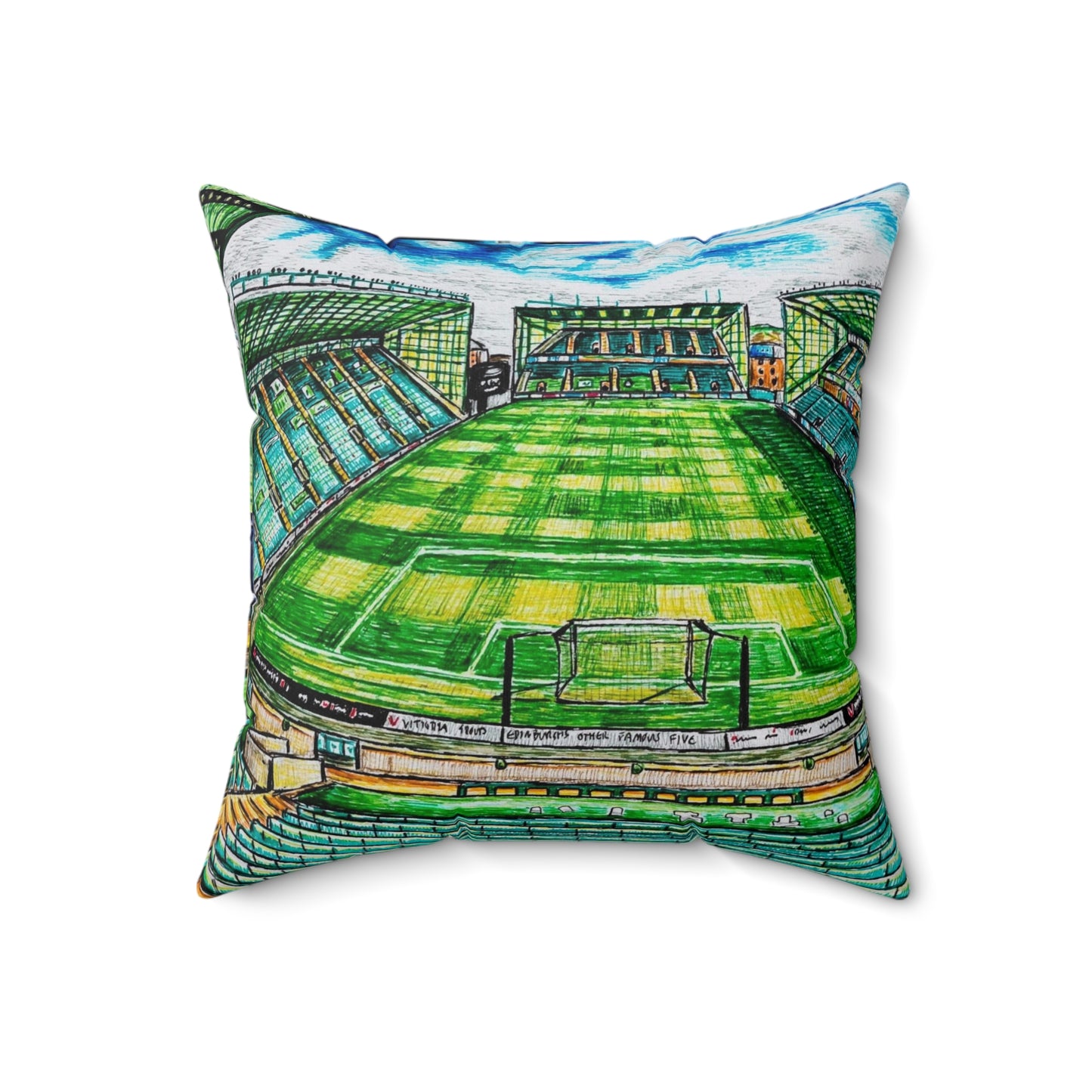 Indoor Decorative Cushion- Hibernian FC, Easter Road