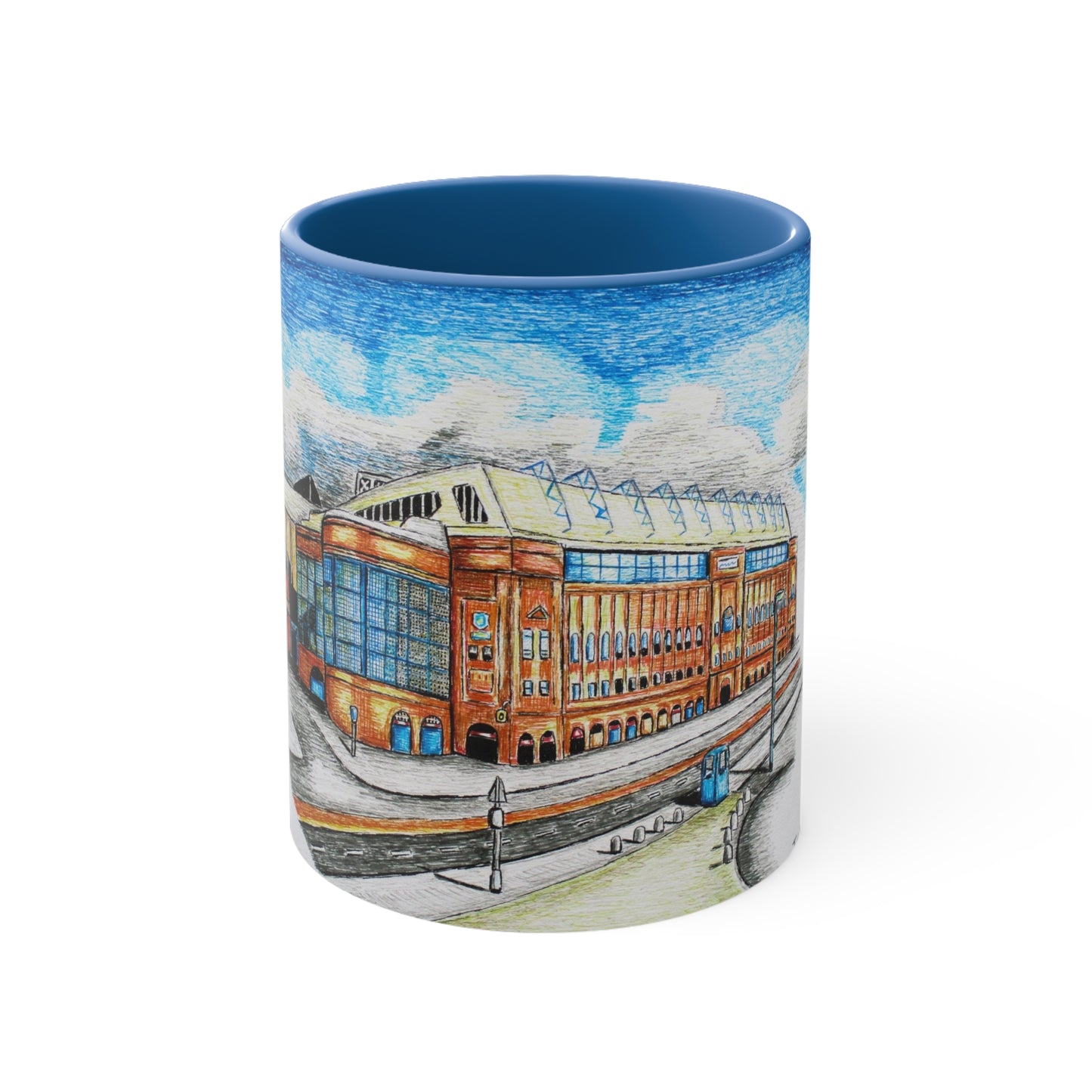 Coffee Mug, 11oz- Rangers, Ibrox FC Design