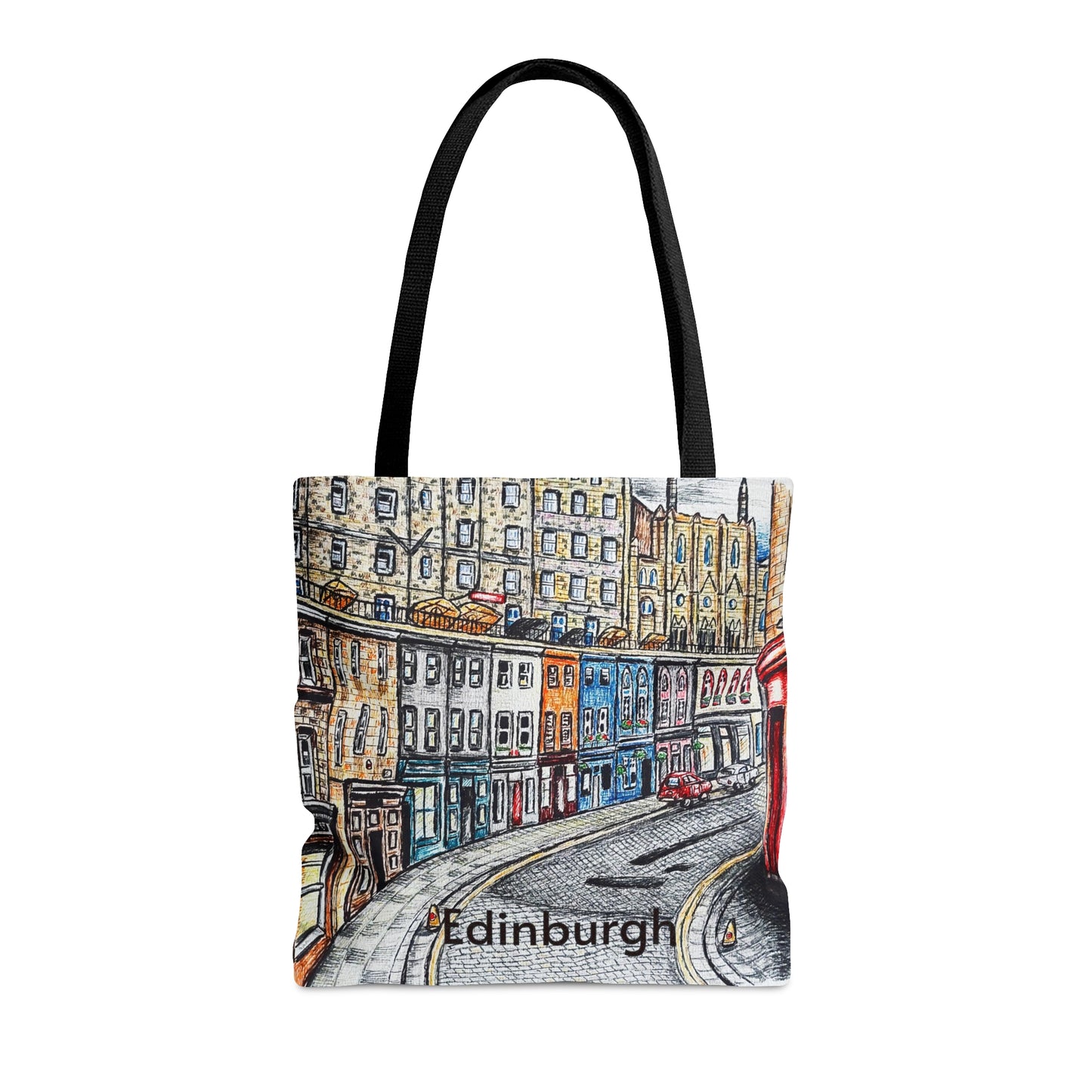 Tote Bag (AOP)- Iconic Edinburgh Victoria Street Design