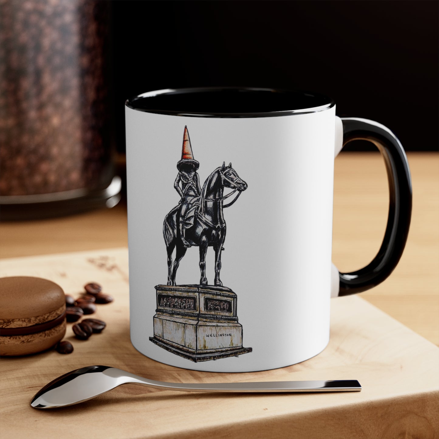 Coffee Mug, 11oz- Glasgow Duke of Wellington Statue Design