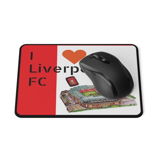 Non-Slip Mouse Pad- "I Love Liverpool FC" Design