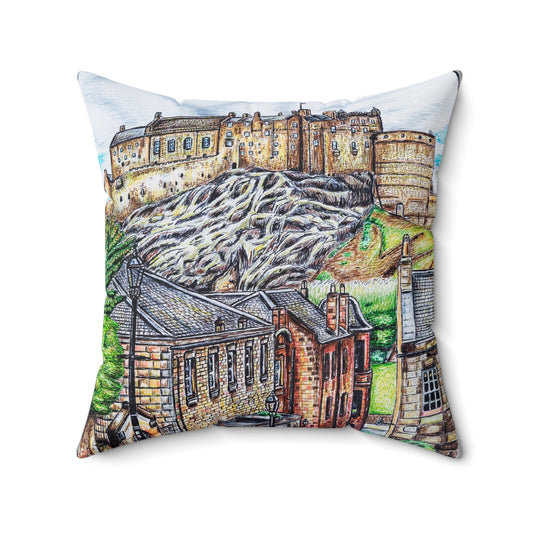 Indoor Decorative Cushion- Edinburgh Vennel View Design