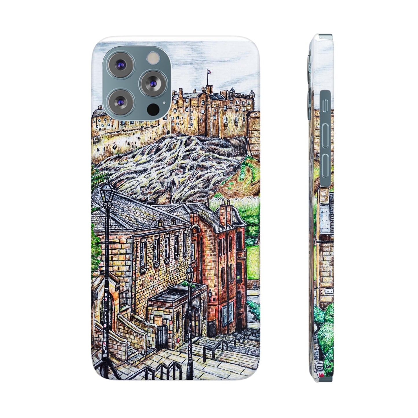 Slim Phone Case- Edinburgh Vennel View Design