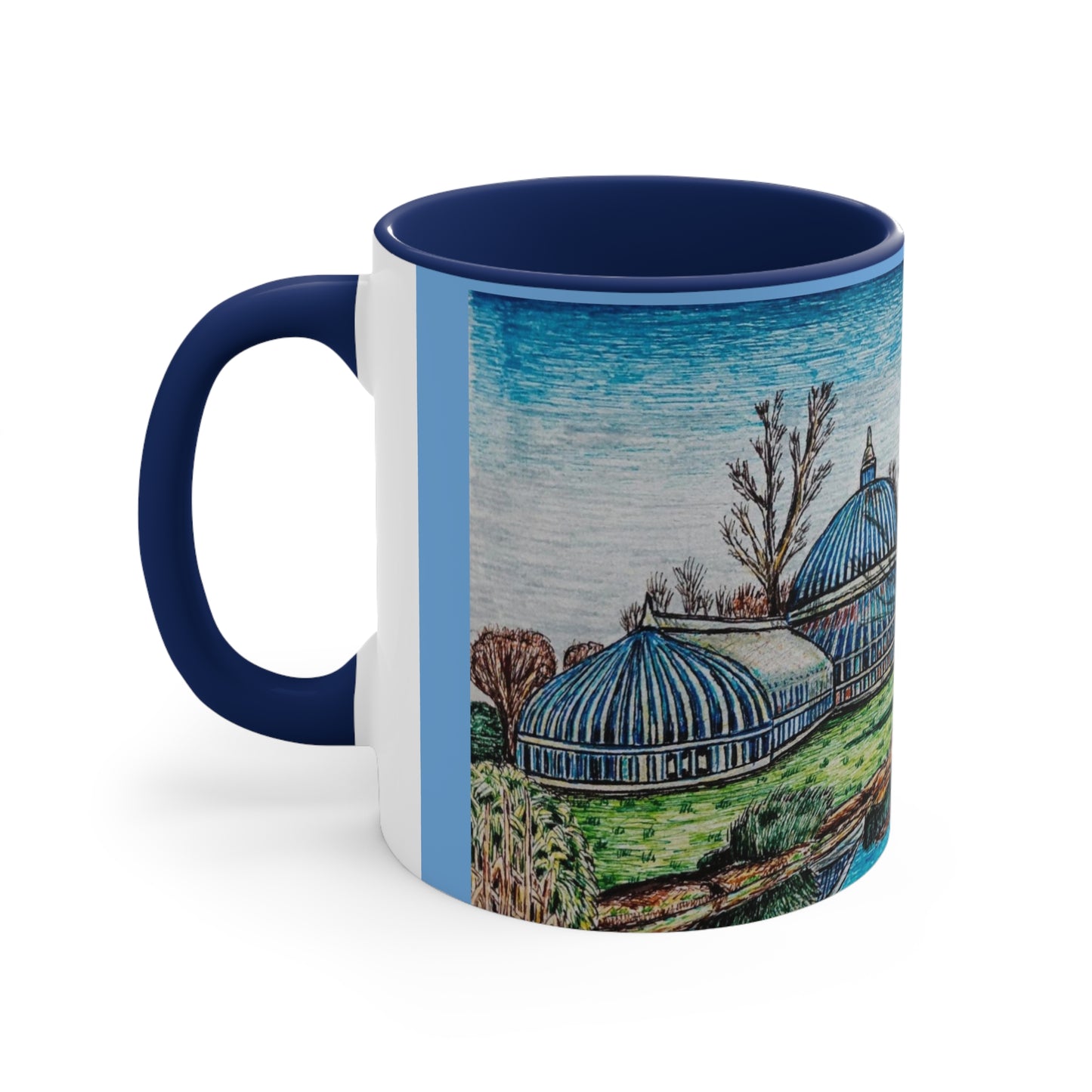 Coffee Mug, 11oz- Glasgow Botanical Gardens Design