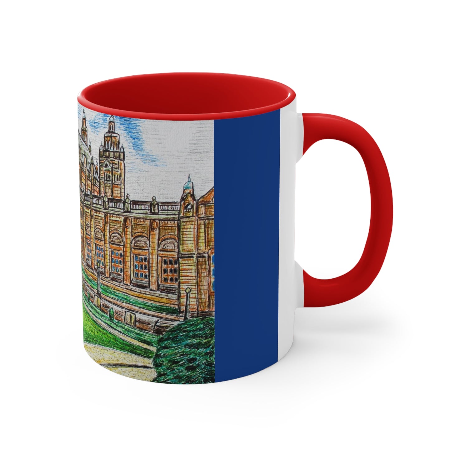Coffee Mug, 11oz- Glasgow Kelvingrove Art Galleries Design