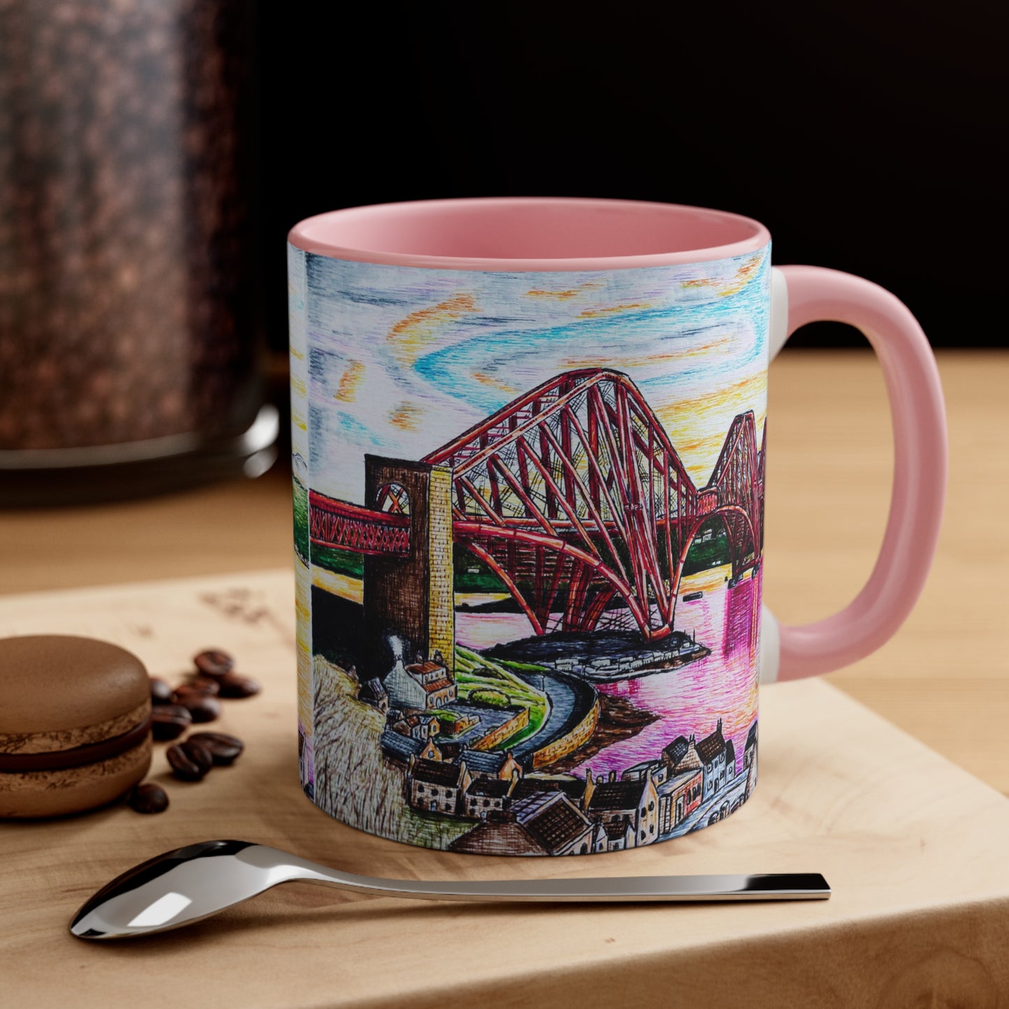 Coffee Mug, 11oz- Forth Bridge Design