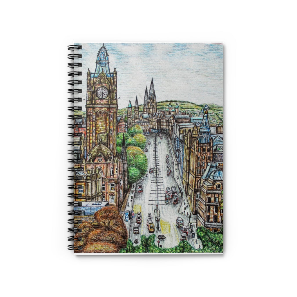 Spiral Notebook - Princes Street Cover