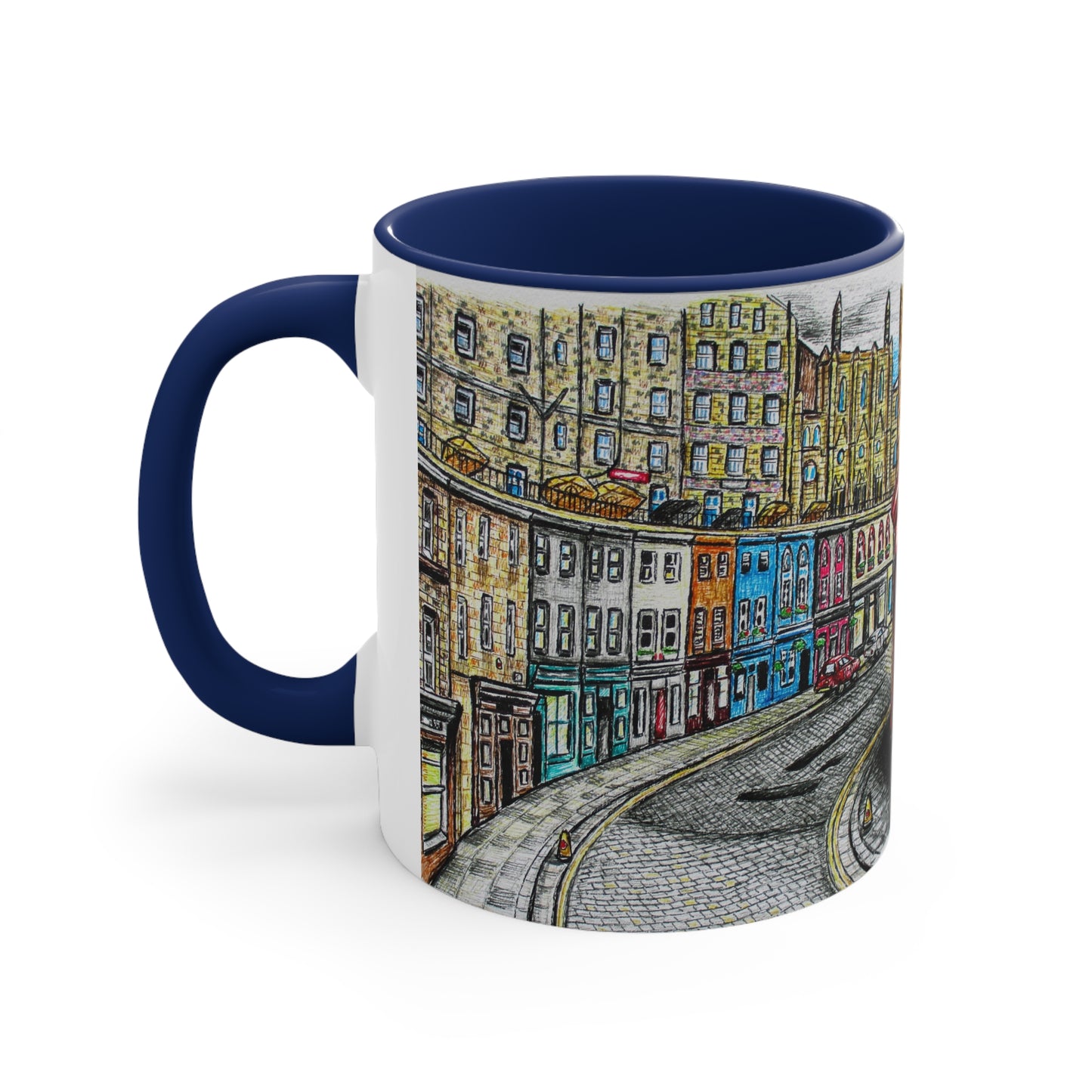 Coffee Mug, 11oz- Edinburgh Victoria Street Design
