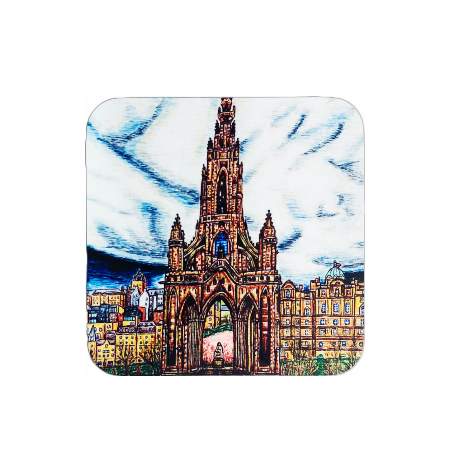 Hand-crafted Edinburgh Coasters