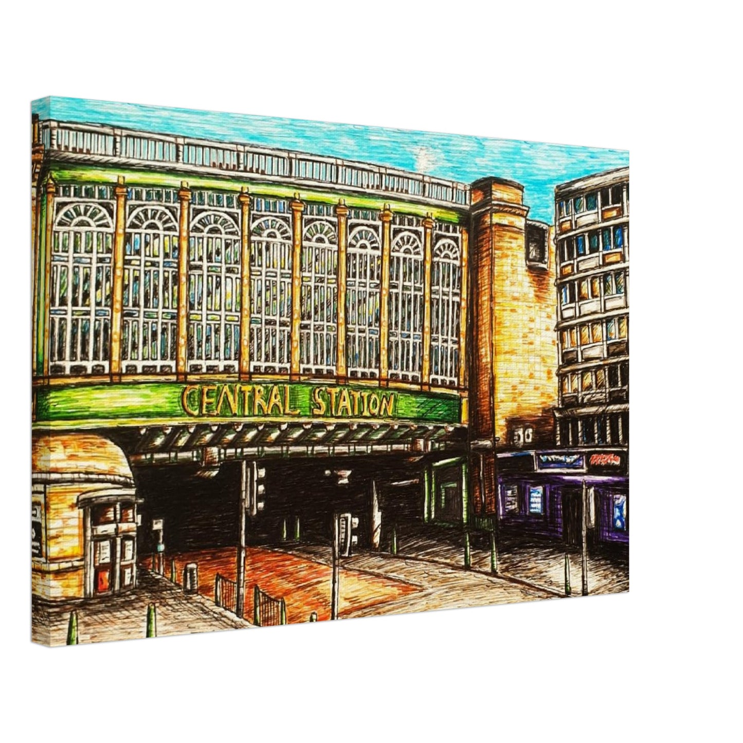 Glasgow Central Station Canvas Print