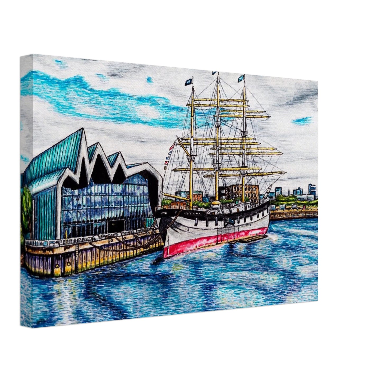 Glasgow Riverside Museum Canvas Art