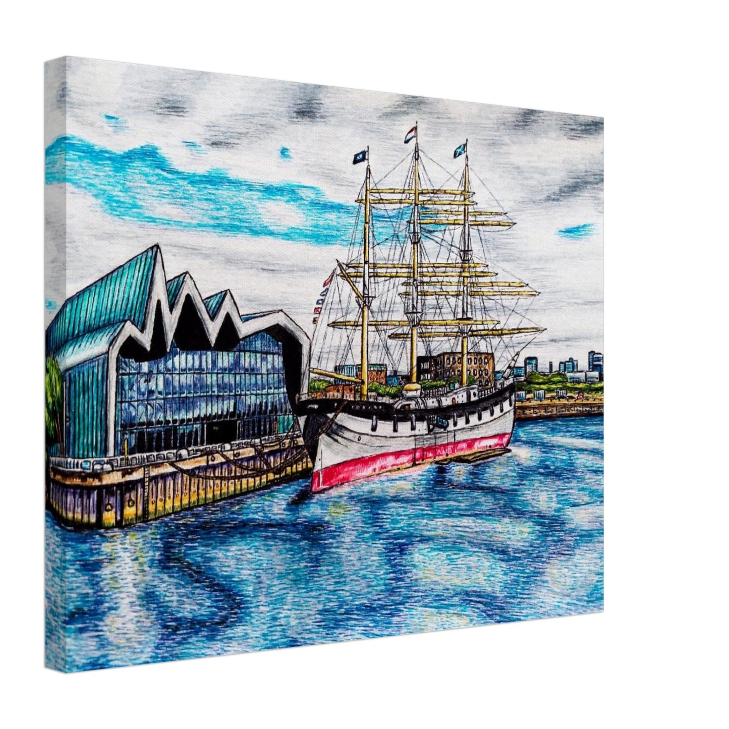 Glasgow Riverside Museum Canvas Art