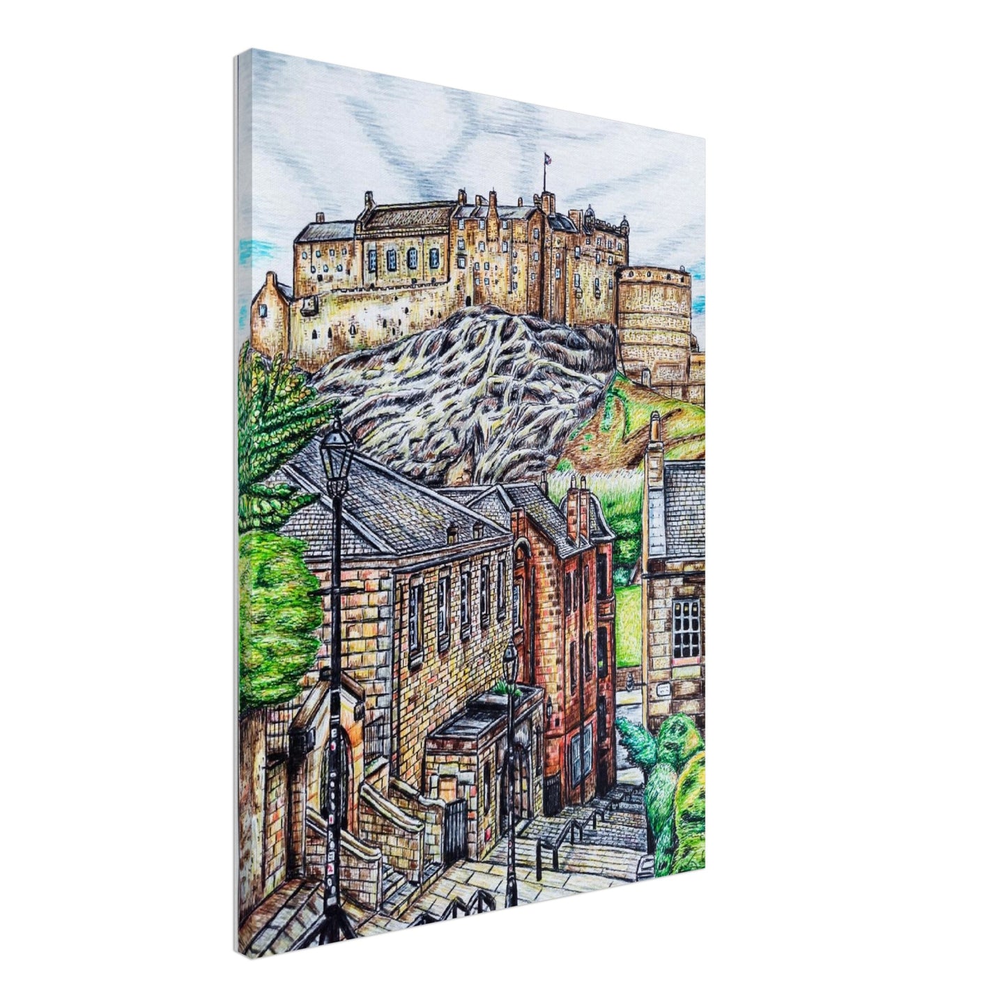 Edinburgh Vennel View Canvas Print