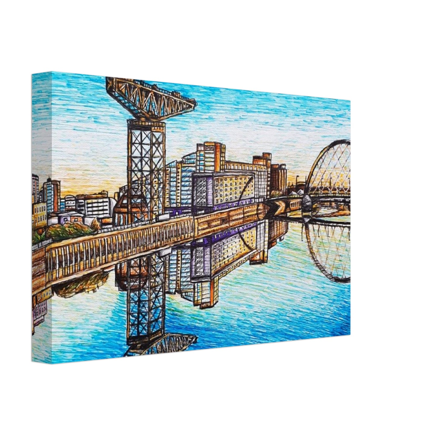 Glasgow River Clyde Canvas Print