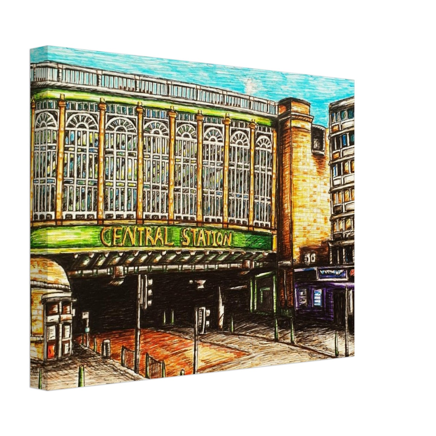 Glasgow Central Station Canvas Print