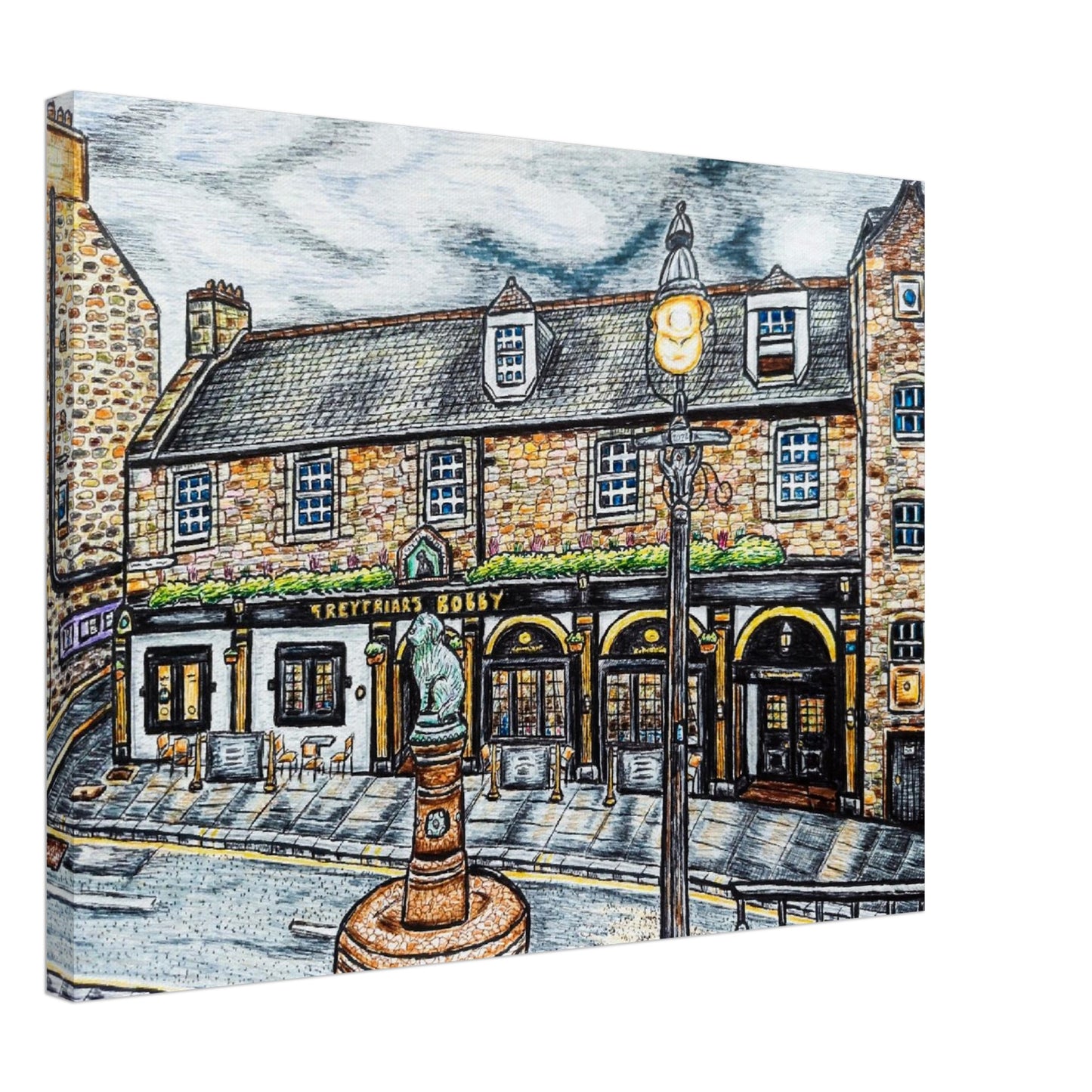 Edinburgh Greyfriar's Bobby Canvas Print