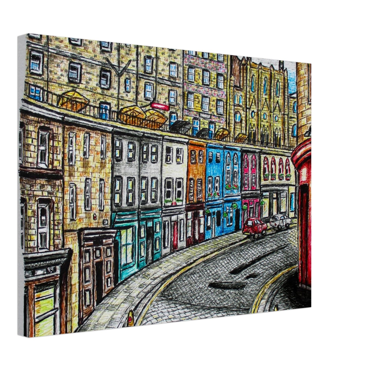 Edinburgh Victoria Street Canvas Print