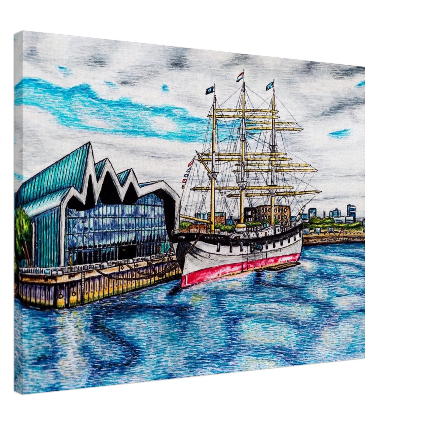 Glasgow Riverside Museum Canvas Art