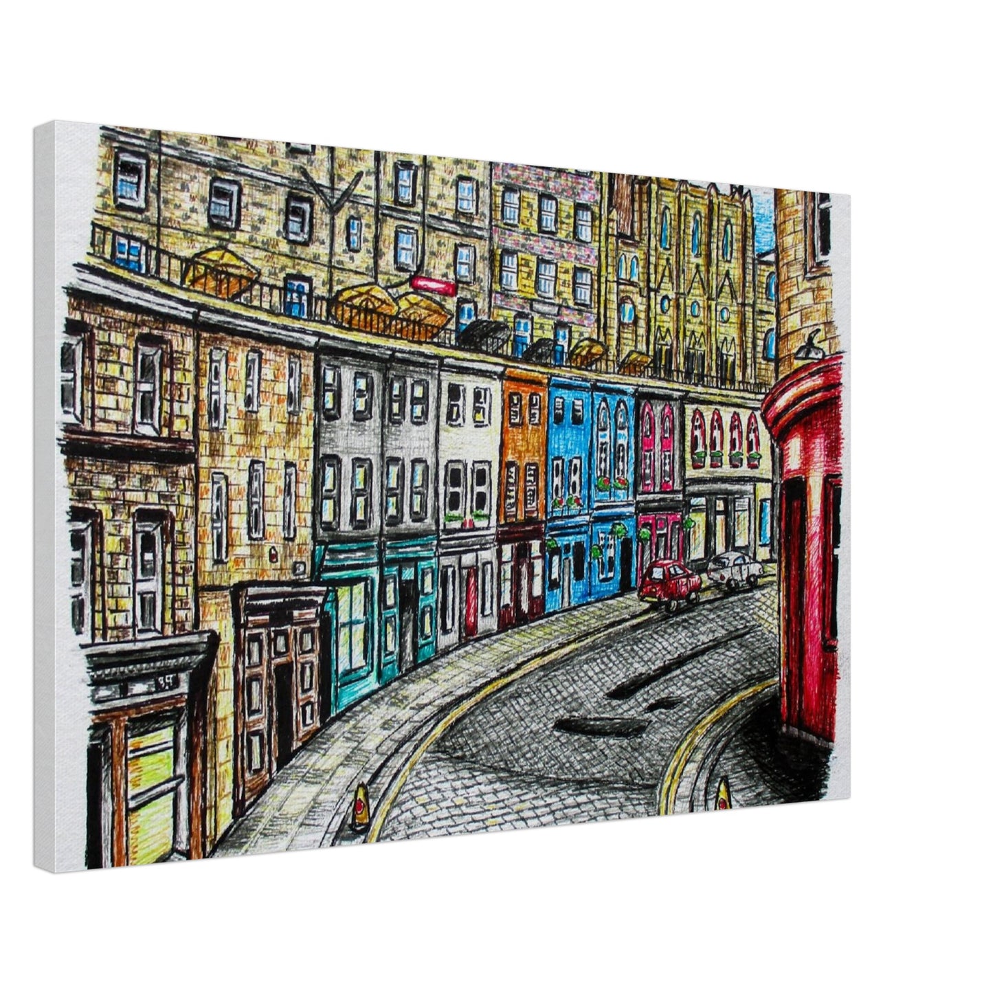Edinburgh Victoria Street Canvas Print