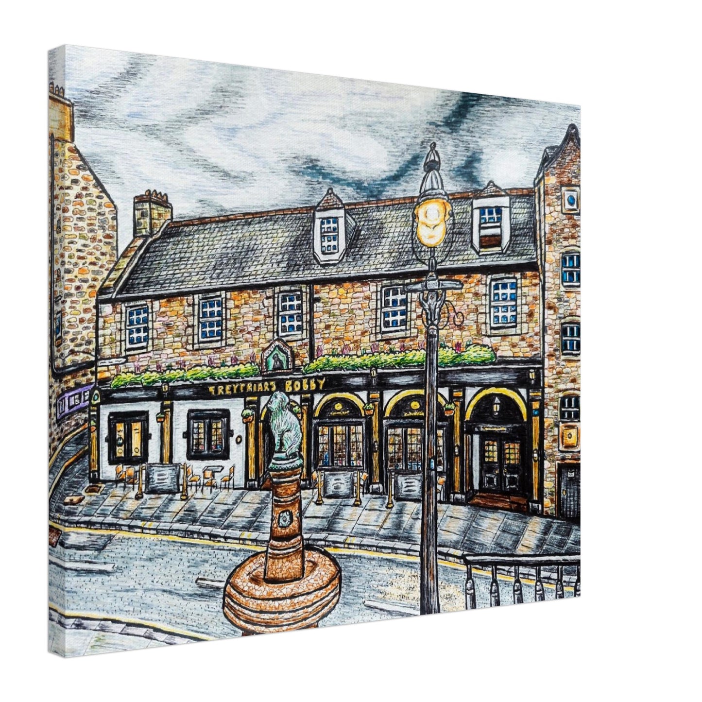 Edinburgh Greyfriar's Bobby Canvas Print